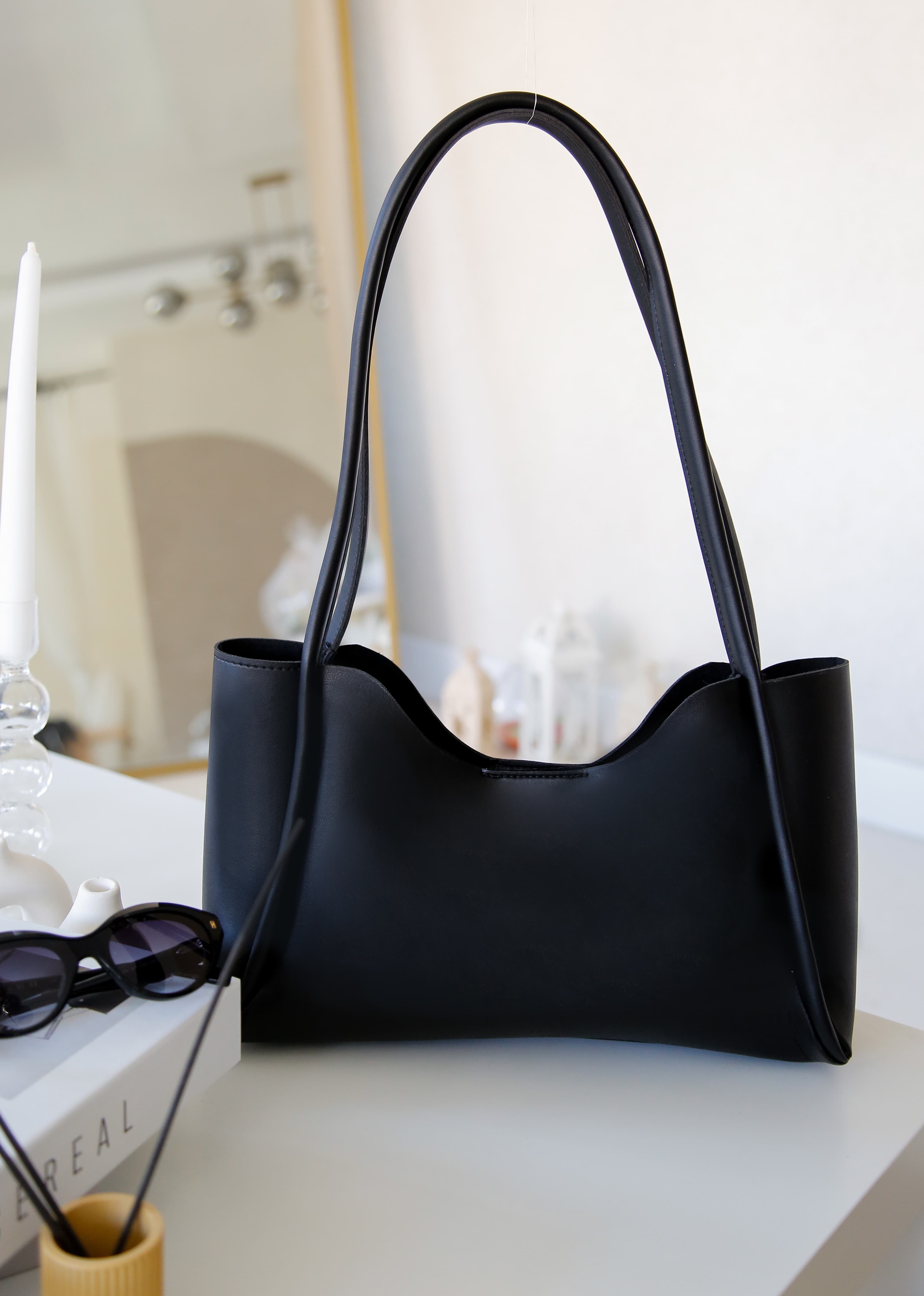 Siyah El ve Omuz Çantası Liva Black